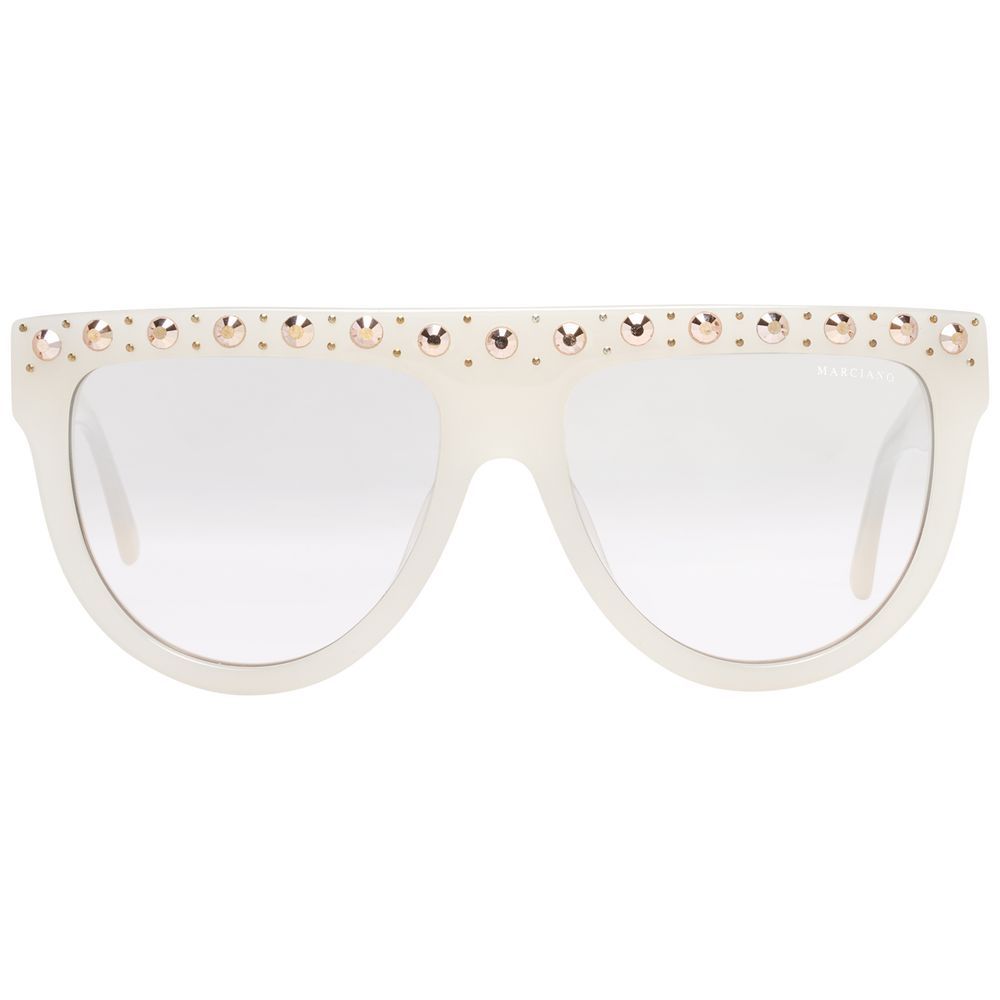 Marciano by Guess Witte kunststof zonnebril