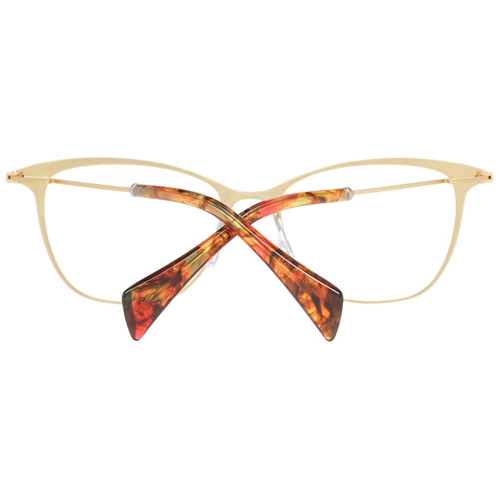 Yohji Yamamoto Gouden metalen bril (Montuur)