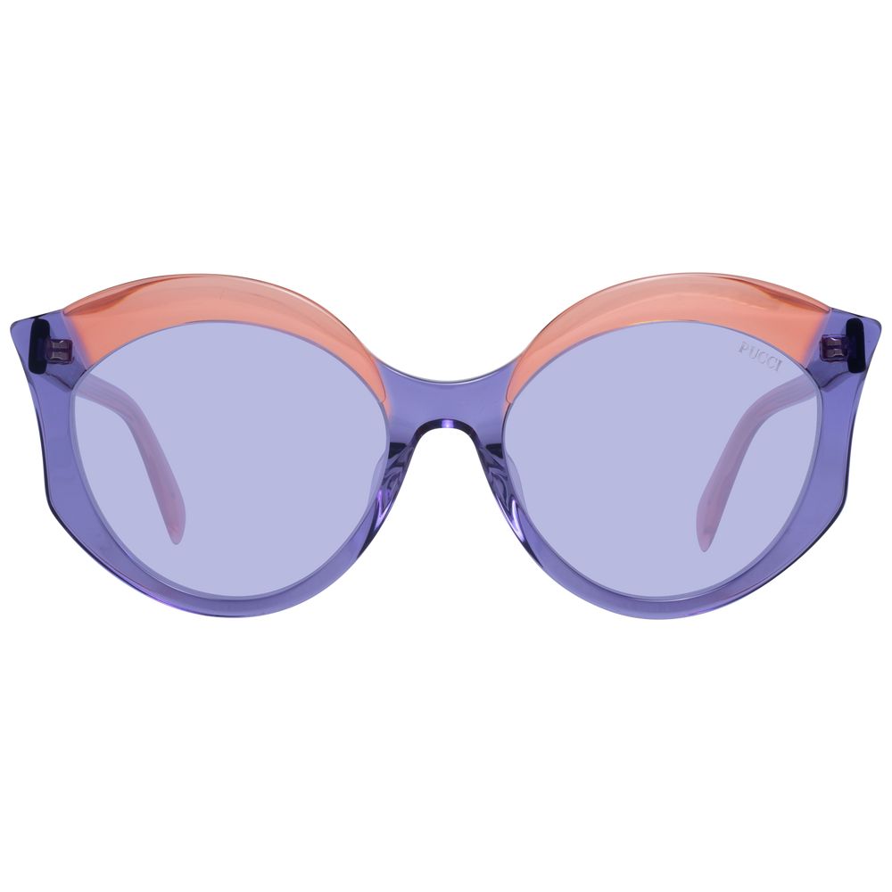 Emilio Pucci Sonnenbrille aus lilafarbenem Kunststoff