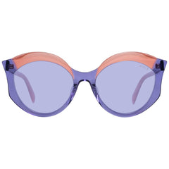 Emilio Pucci Sonnenbrille aus lilafarbenem Kunststoff