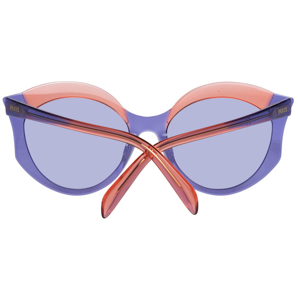 Emilio Pucci Sonnenbrille aus lilafarbenem Kunststoff