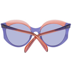 Emilio Pucci Sonnenbrille aus lilafarbenem Kunststoff