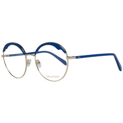 Emilio Pucci Brille aus blauem Metall und Kunststoff (Fassungen)