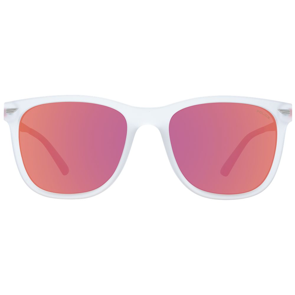 Transparente Polizei-Sonnenbrille aus Plastik