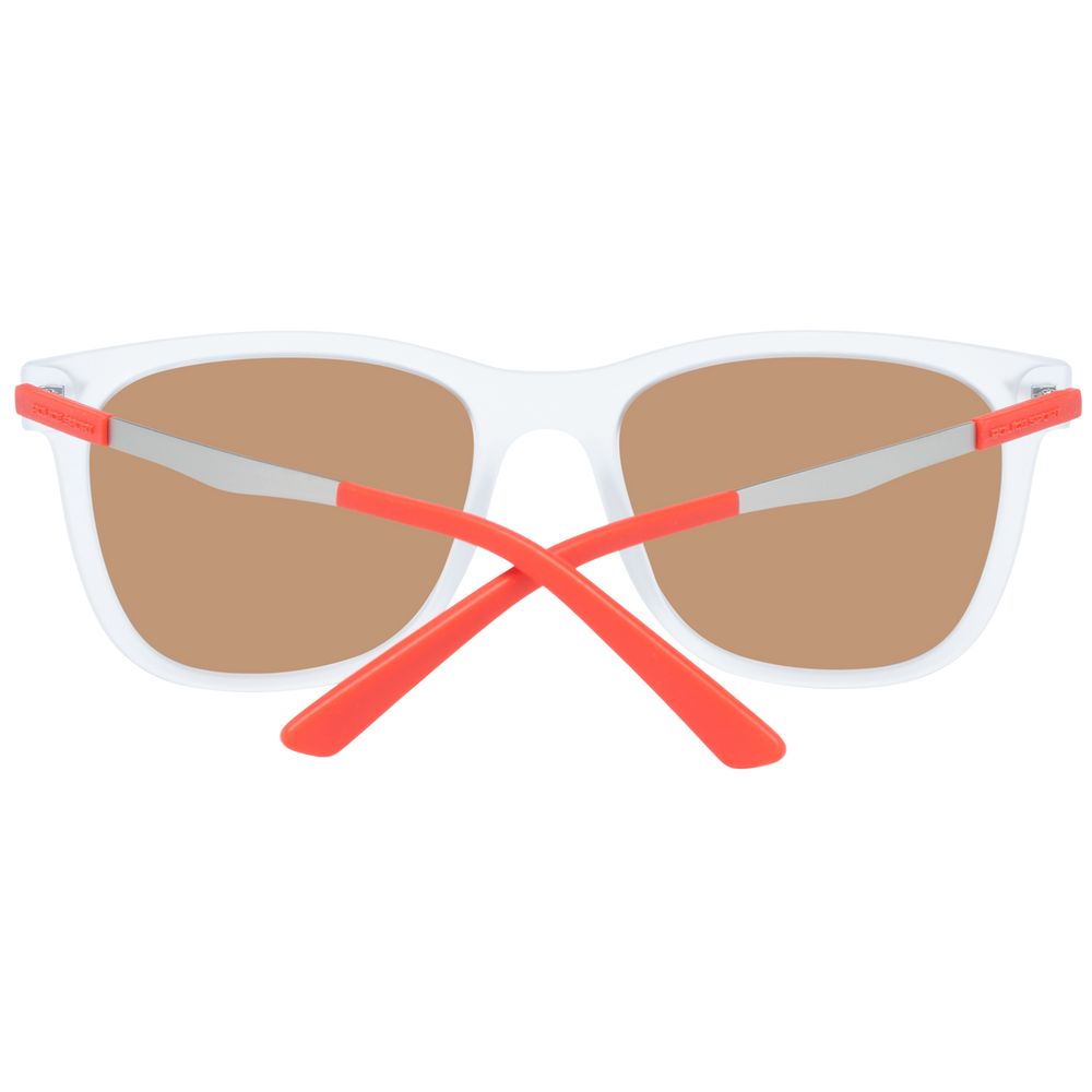 Transparente Polizei-Sonnenbrille aus Plastik