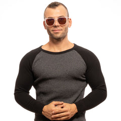 Transparente Polizei-Sonnenbrille aus Plastik
