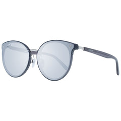 Bally Sonnenbrille aus grauem Metall und Kunststoff