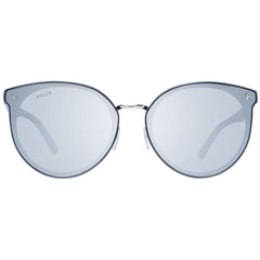 Bally Sonnenbrille aus grauem Metall und Kunststoff