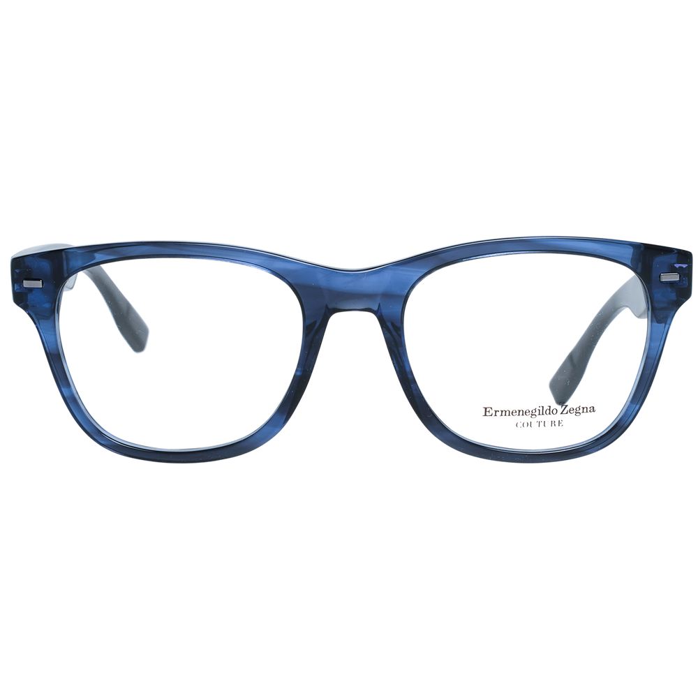 Ermenegildo Zegna Blaue Plastikbrille (Fassungen)