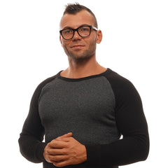 Ermenegildo Zegna Black Plastic Glasses (Frames)