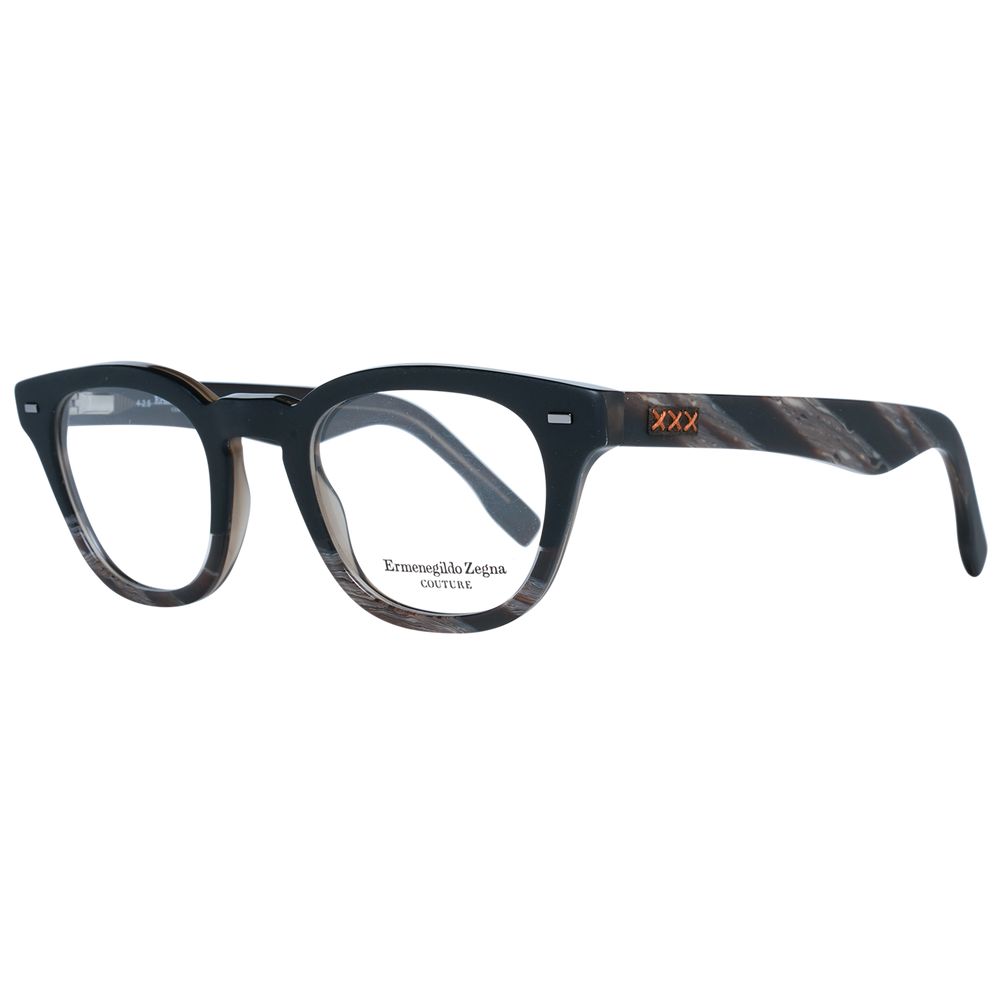 Ermenegildo Zegna Schwarze Kunststoffbrille (Fassungen)