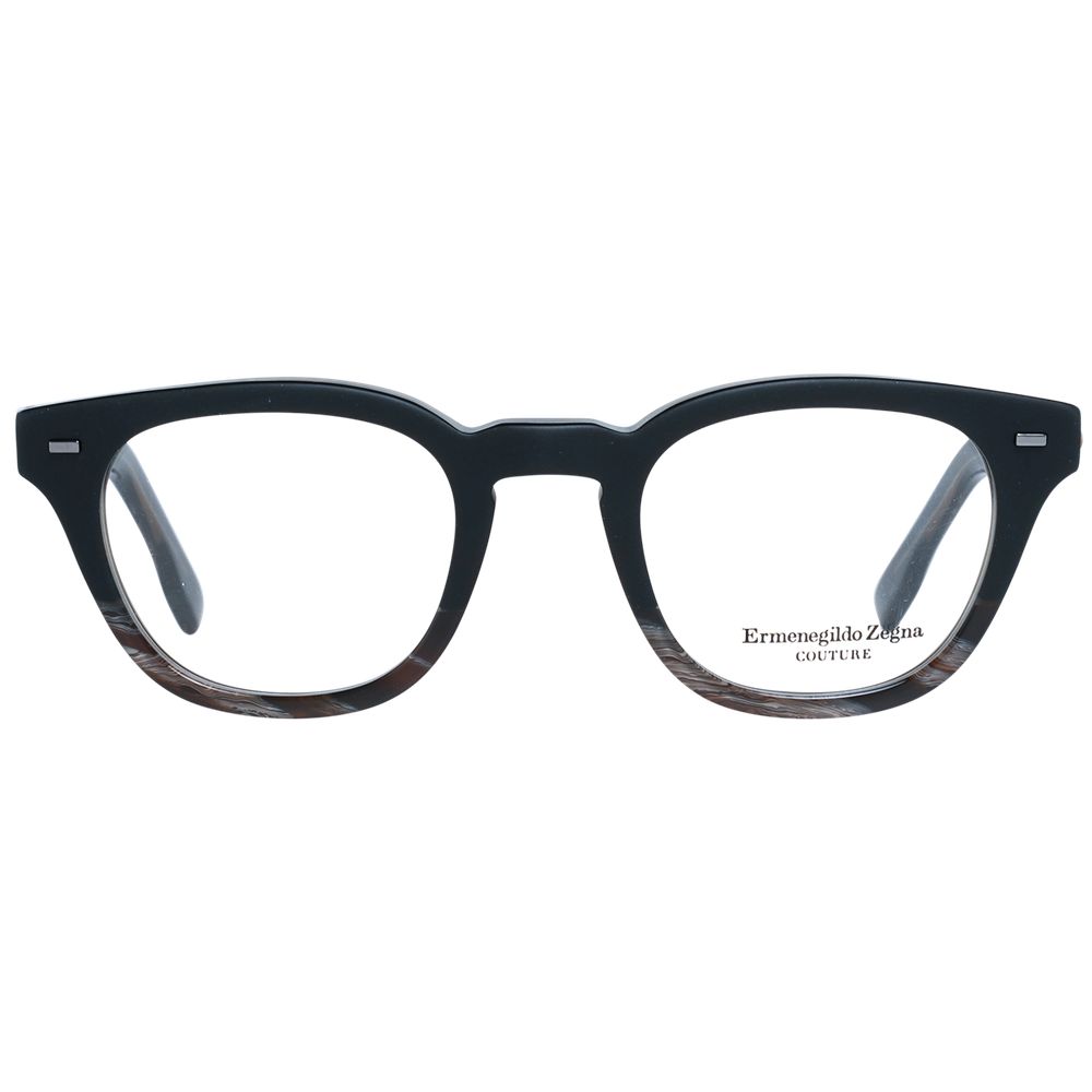 Ermenegildo Zegna Schwarze Kunststoffbrille (Fassungen)
