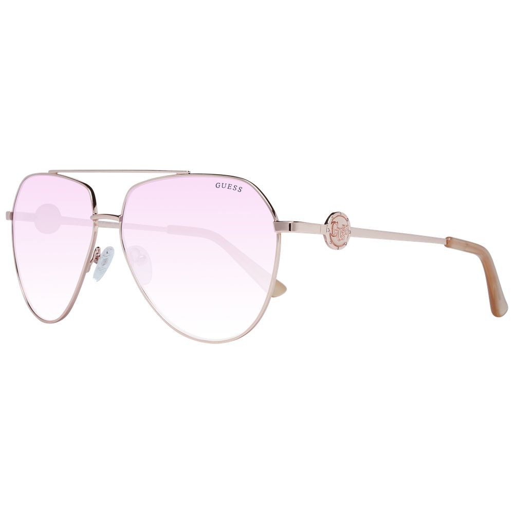Guess Roségoldene Metall-Sonnenbrille
