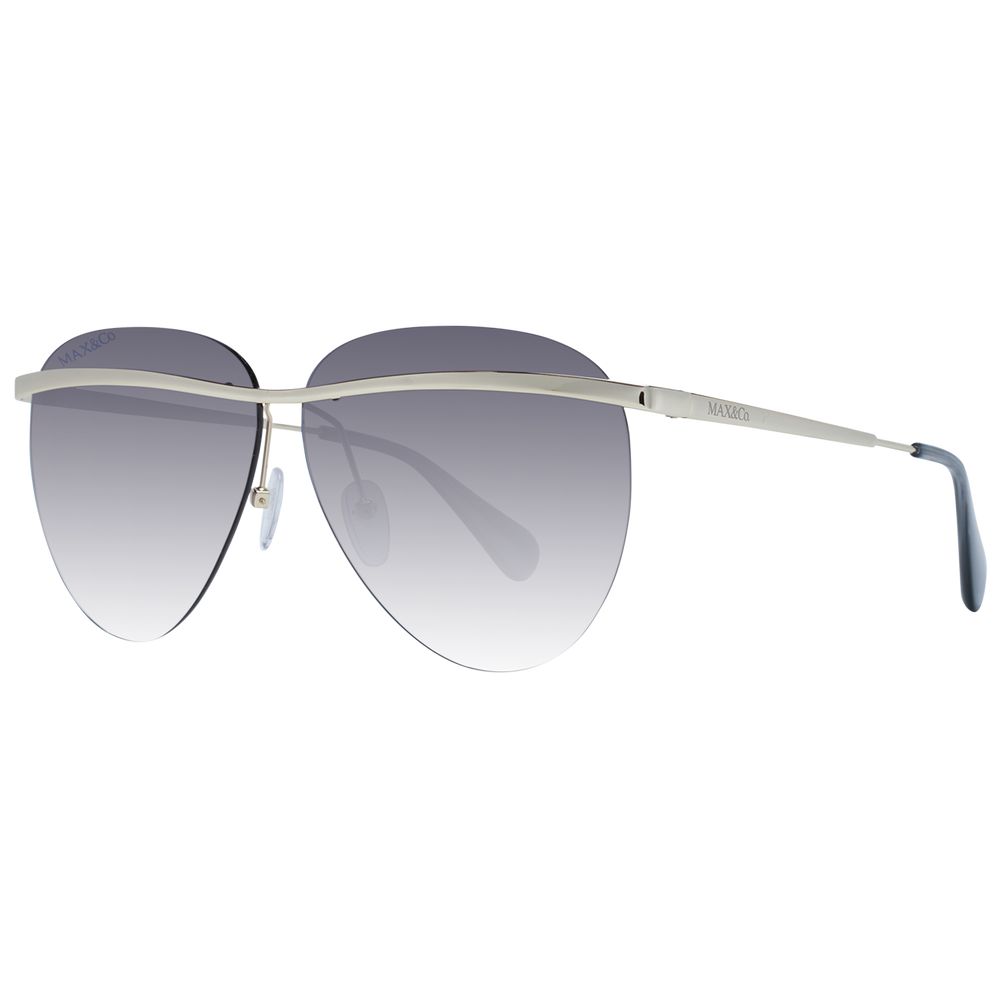 Max & Co Sonnenbrille aus goldfarbenem Metall