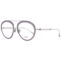 Tod's Lila Metall- & Lederbrille (Fassungen)