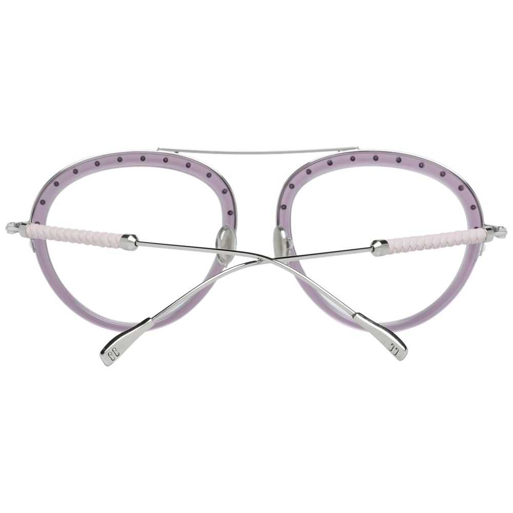 Tod's Lila Metall- & Lederbrille (Fassungen)