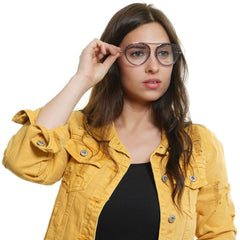 Tod's Lila Metall- & Lederbrille (Fassungen)