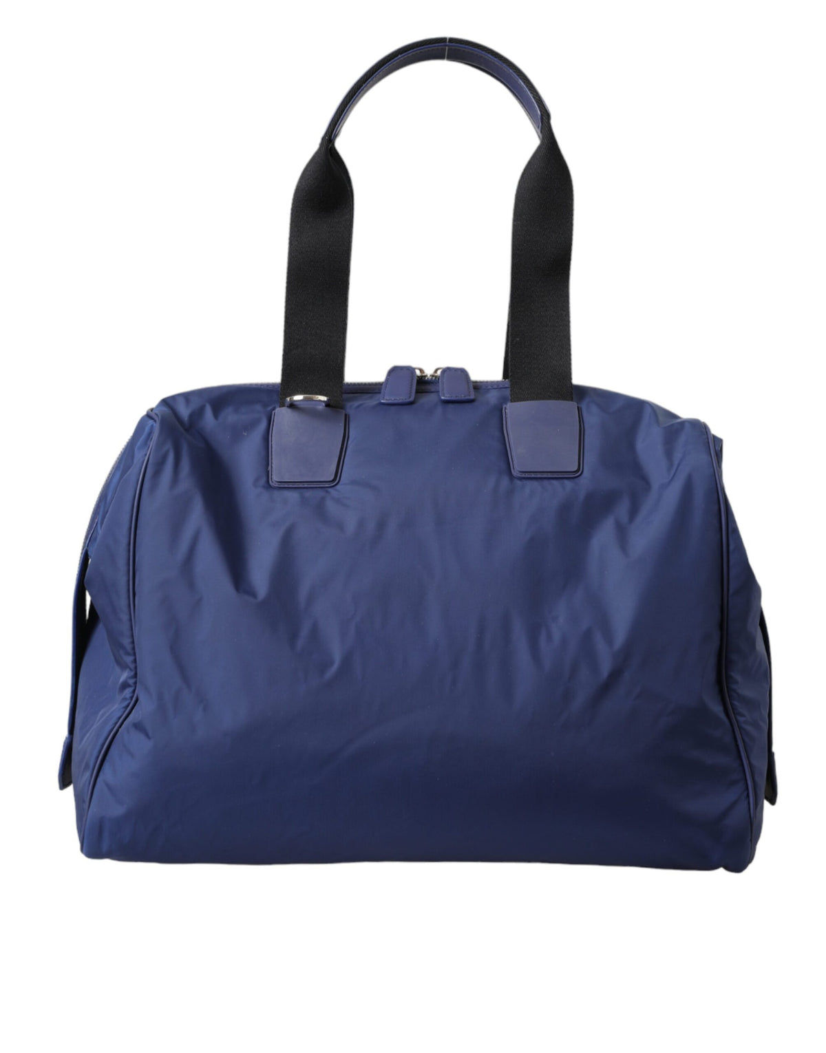 Dolce & Gabbana Blauwe Nylon Kalfsleren Hand Schouder Reistas