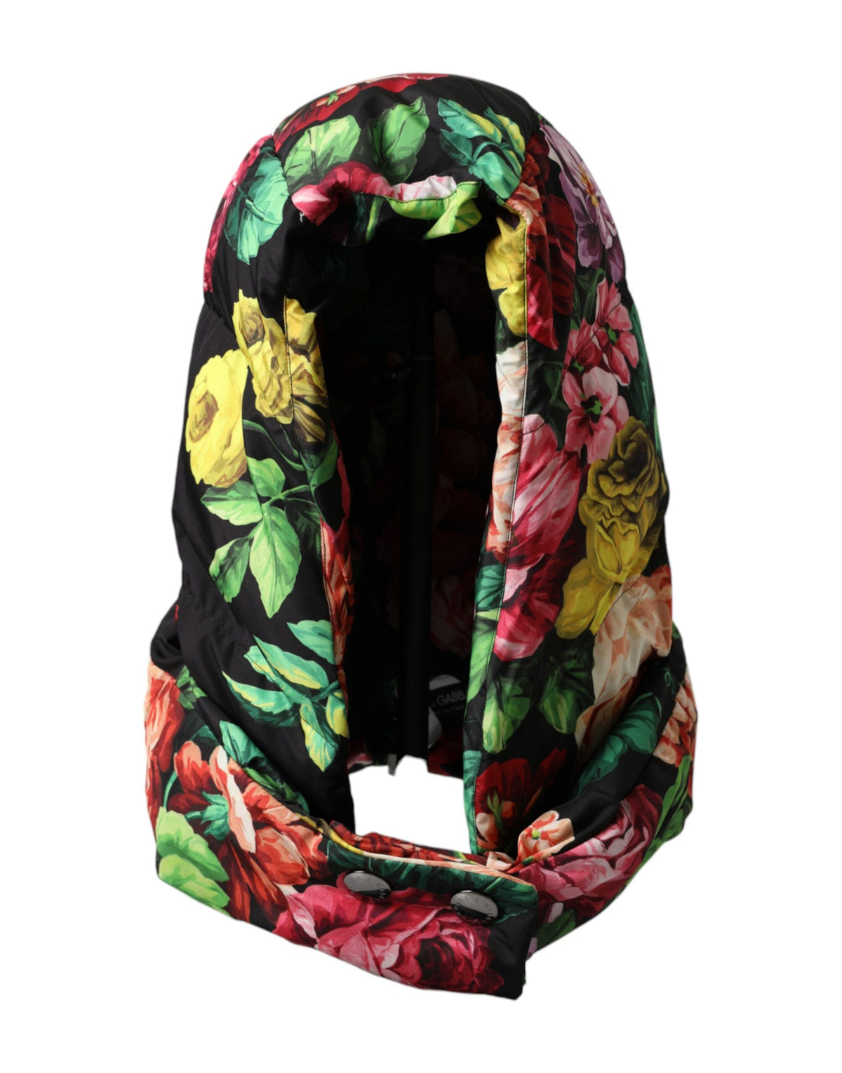 Dolce & Gabbana Hut Mehrfarbiges Blumenmuster Ganzkopfwickelhut
