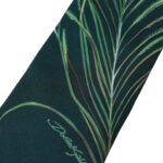 Dolce & Gabbana Grüne bedruckte Krawatte für Herren aus 100 % Seide, verstellbar