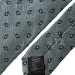 Dolce & Gabbana Grüne Krawatte für Herren aus 100 % Seide, gemustert, verstellbar