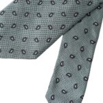 Dolce & Gabbana Grüne Krawatte für Herren aus 100 % Seide, gemustert, verstellbar