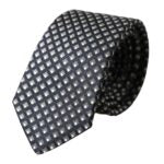 Dolce & Gabbana Schwarze Krawatte für Herren aus 100 % Seide mit Muster, verstellbar
