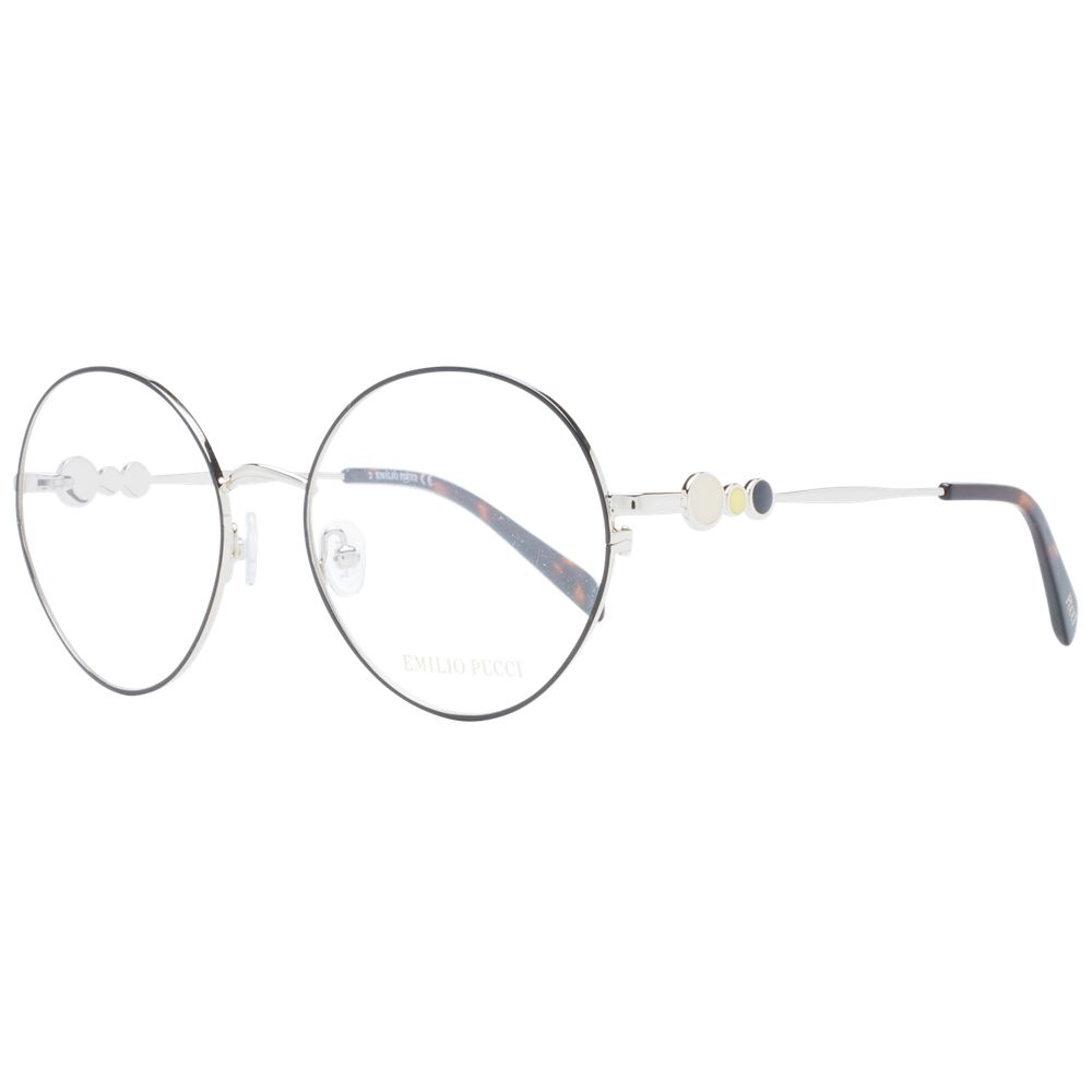 Emilio Pucci Brille aus schwarzem Metall (Gestell)