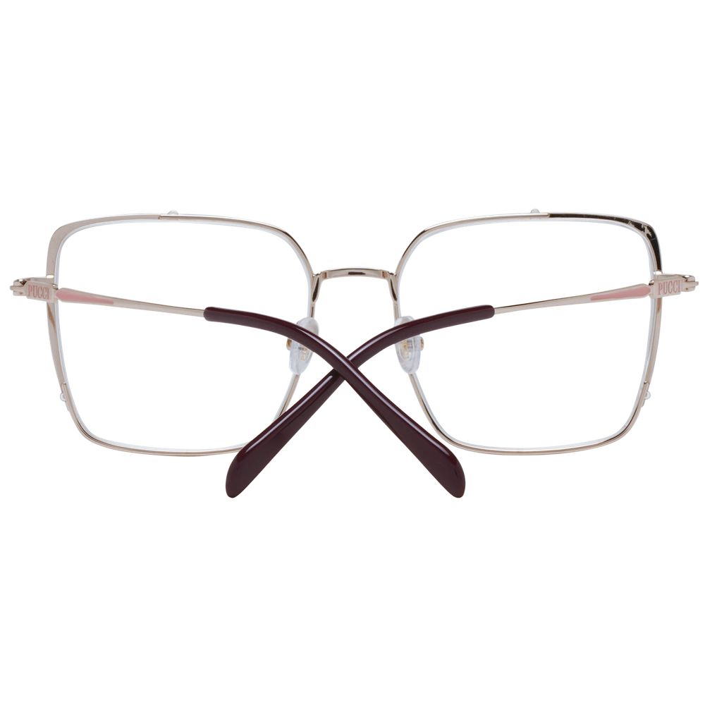Emilio Pucci Zilverkleurige Metalen Bril (Montuur)
