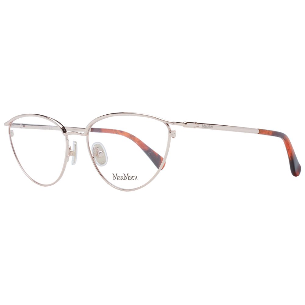 Max Mara Brillengestell aus Rotgoldmetall