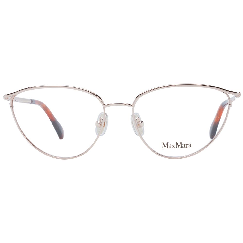 Max Mara Brillengestell aus Rotgoldmetall