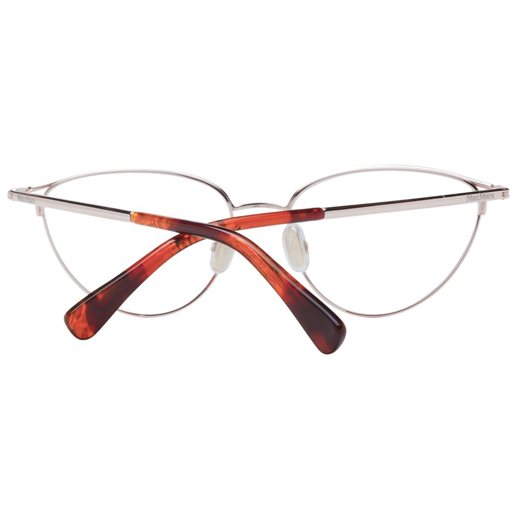 Max Mara Brillengestell aus Rotgoldmetall
