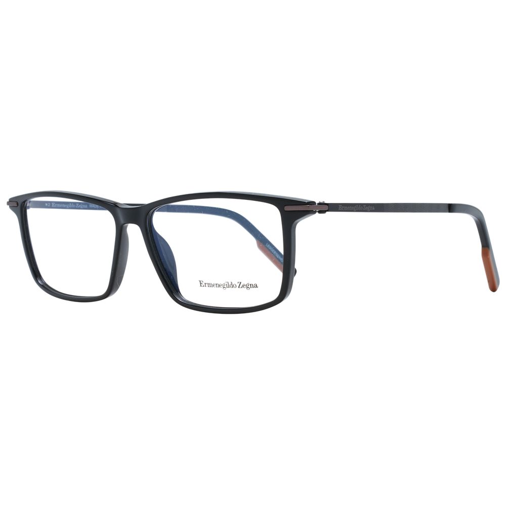 Ermenegildo Zegna Schwarze Kunststoffbrille (Fassungen)