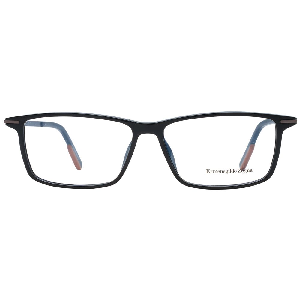 Ermenegildo Zegna Schwarze Kunststoffbrille (Fassungen)