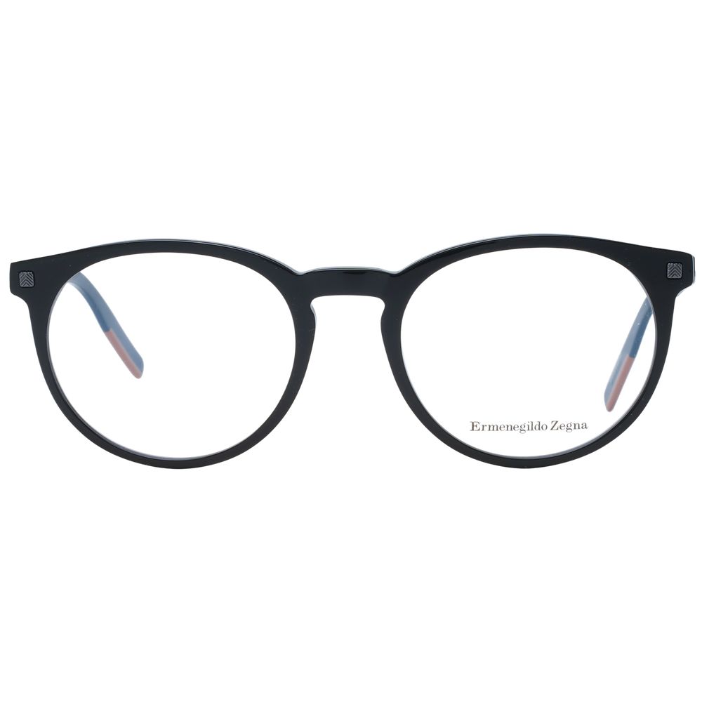 Ermenegildo Zegna Schwarze Kunststoffbrille (Fassungen)