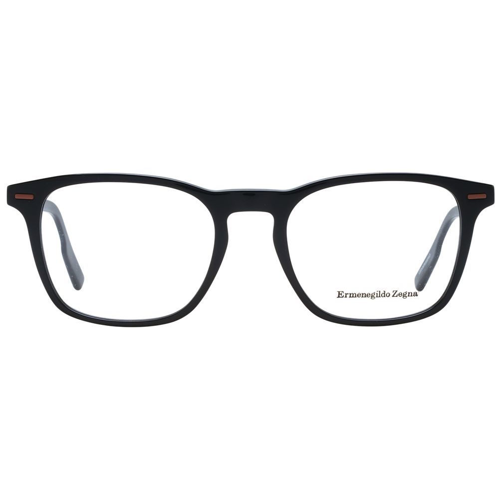 Ermenegildo Zegna Schwarze Kunststoffbrille (Fassungen)