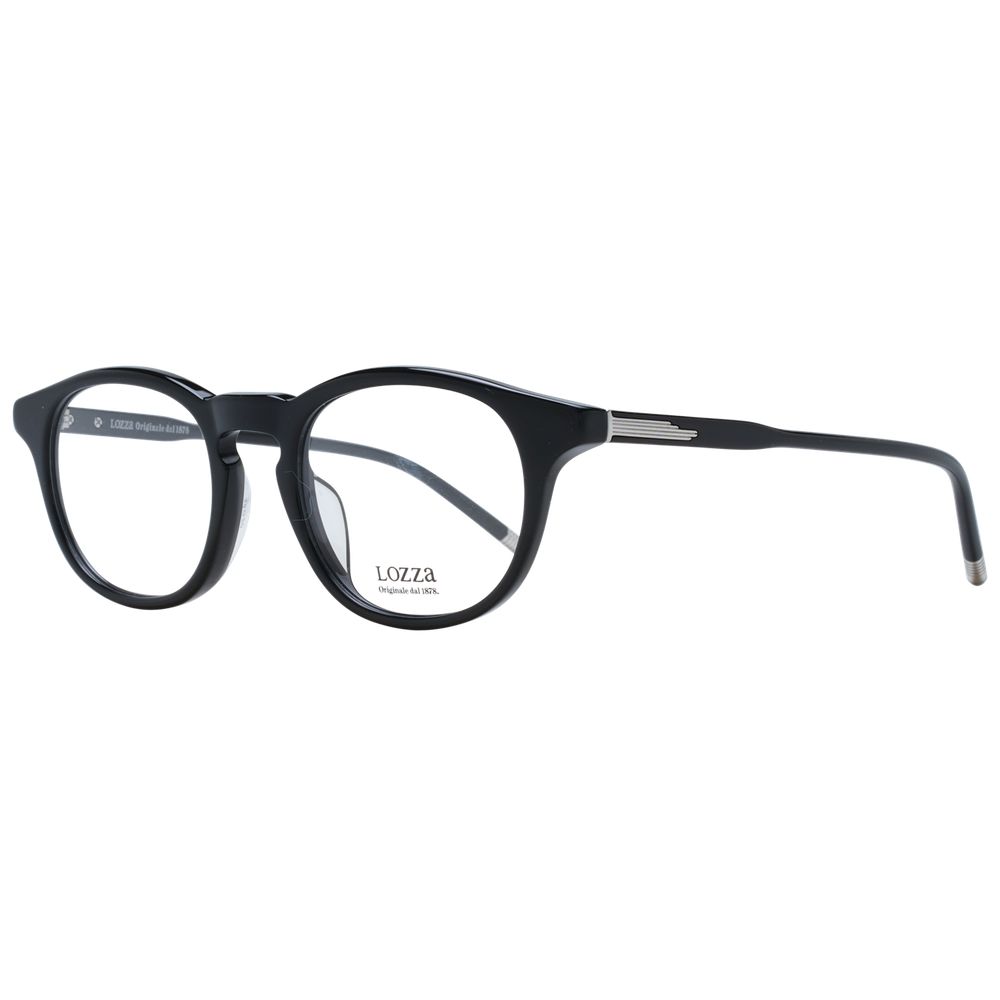 Lozza Brille aus schwarzem Acetat und Kunststoff (Gestell)