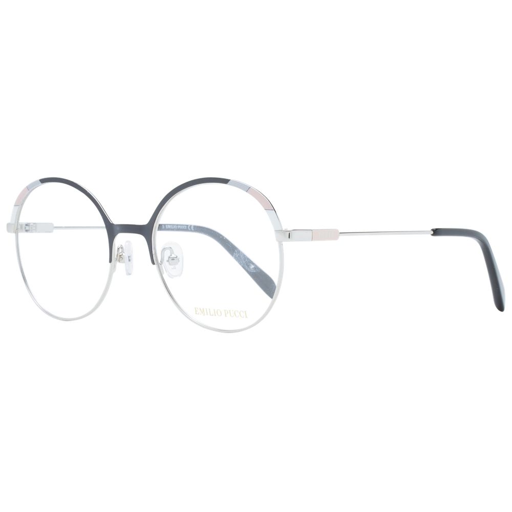 Emilio Pucci Brille aus schwarzem Metall (Gestell)