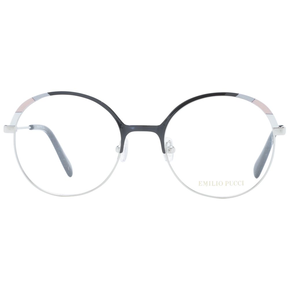 Emilio Pucci Brille aus schwarzem Metall (Gestell)