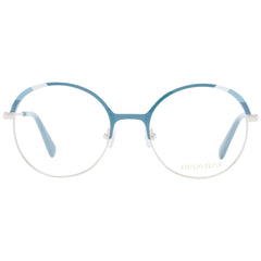 Emilio Pucci Türkise Metallbrille (Gestell)