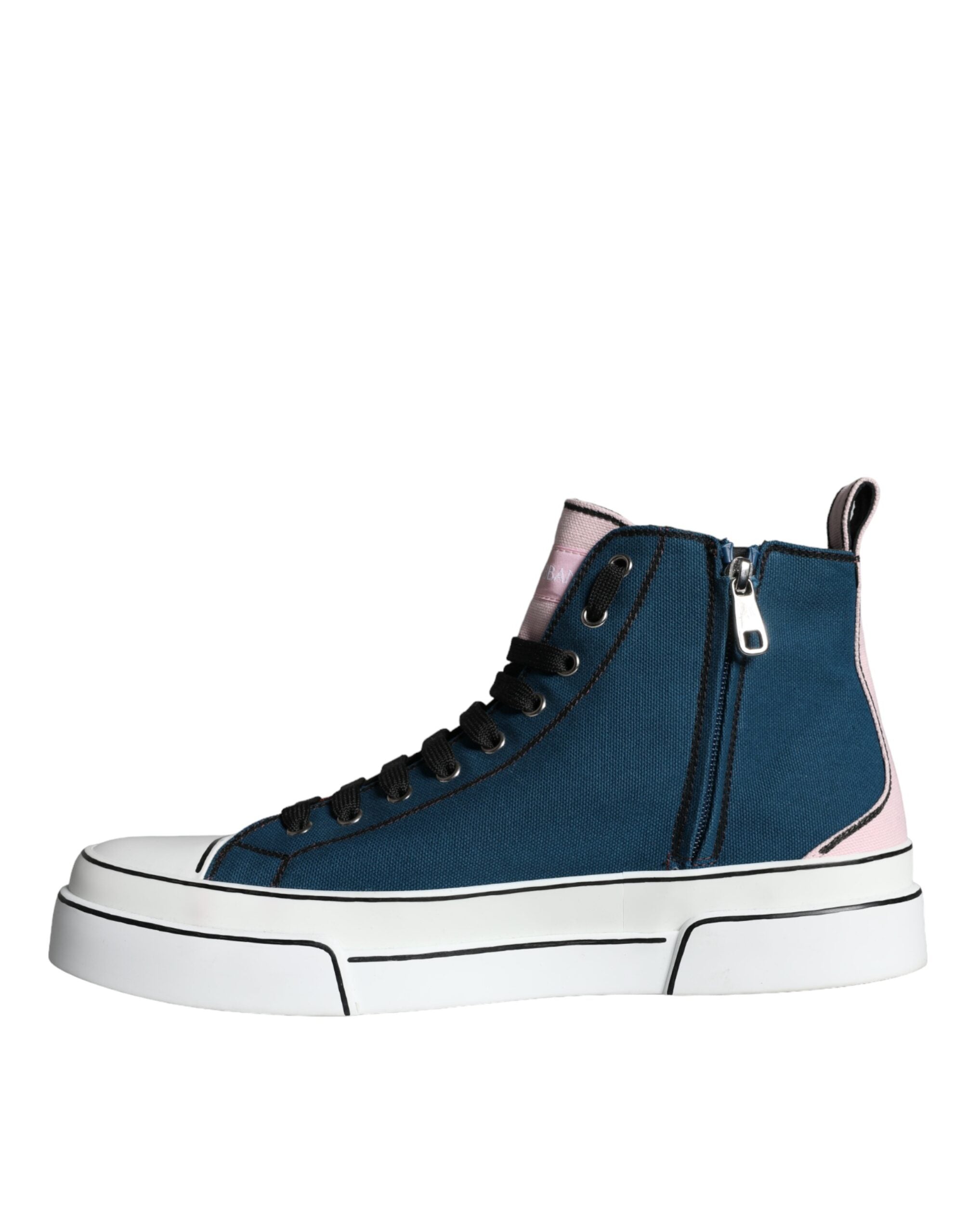 Dolce &amp; Gabbana Mehrfarbige Patchwork-High-Top-Sneaker