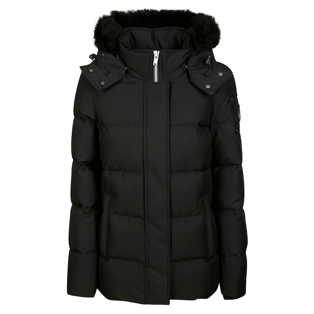 Moose Knuckles Jacke & Mantel aus schwarzem Polyester
