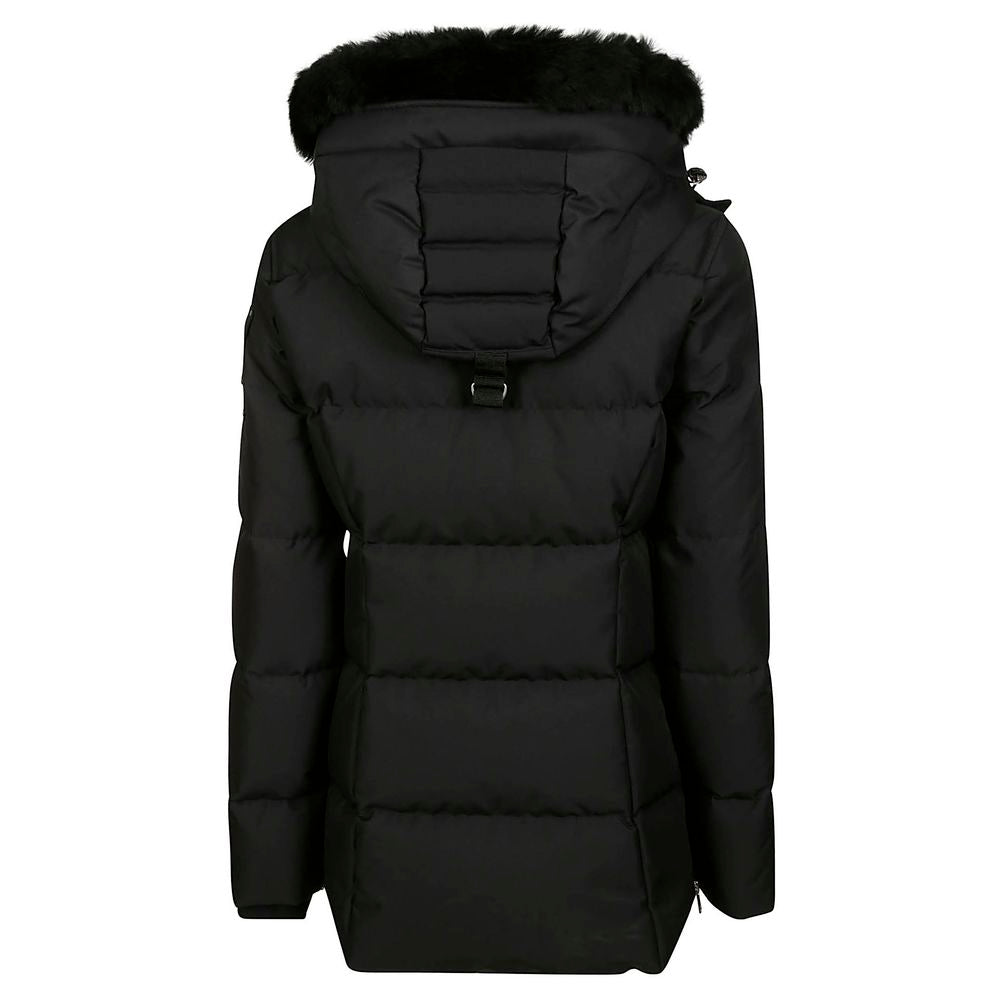 Moose Knuckles Jacke & Mantel aus schwarzem Polyester