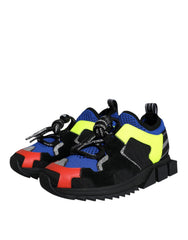 Dolce & Gabbana Multicolor Mesh Sorrento Trekking Sneakers Schoenen