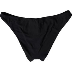 Dolce & Gabbana Schwarze Nylon-Bademoden-Bikinihose