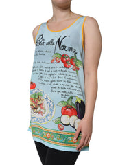 Dolce & Gabbana Meerkleurige Pasta Alla Norma Print Tanktop