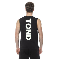 Tond Zwart Katoenen Heren Tanktop