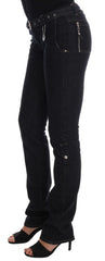 Costume National Blauwe Katoenen Slim Fit Stretchjeans