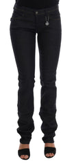 Costume National Blauwe Katoenen Slim Fit Stretchjeans