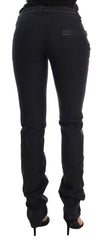 Costume National Blauwe Katoenen Slim Fit Stretchjeans